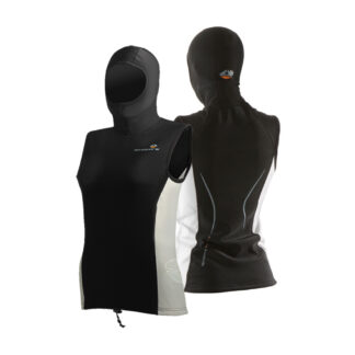 lavacore hooded vest ladies
