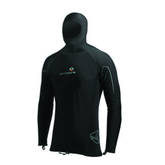 lavacore long sleeve hooded shirt