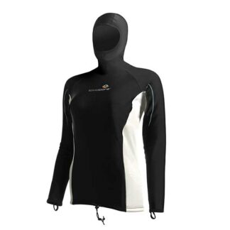 lavacore ladies long sleeve hooded shirt